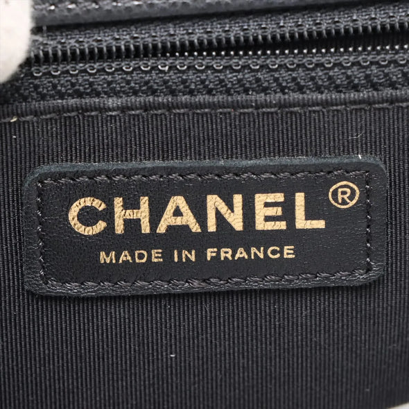 Chanel Black Caviar Calfskin Boy Chanel Flap Closure Handbag [Clearance Sale]
