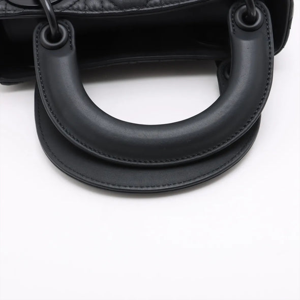 Christian Dior Black Cannage Lambskin Leather Mini Lady Dior Bag [Clearance Sale]