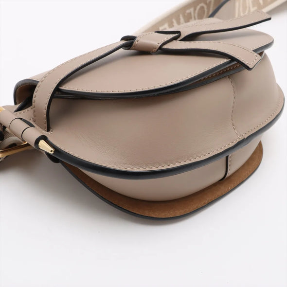 Loewe Beige Leather Mini Gate Bag [Clearance Sale]