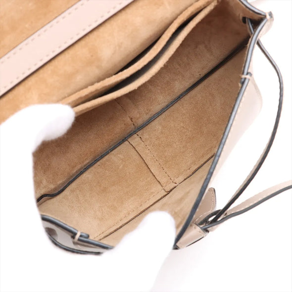 Loewe Beige Leather Mini Gate Bag [Clearance Sale]