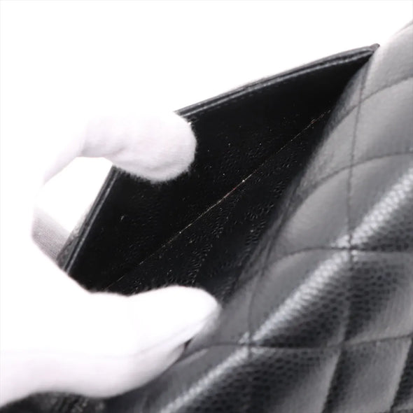 Chanel Black Caviar Calfskin Wallet On Chain [Clearance Sale]
