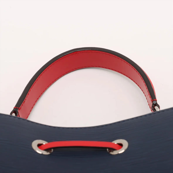Louis Vuitton Navy Rouge Epi Calfskin Leather Neonoe MM [Clearance Sale]