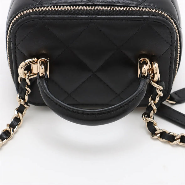 Chanel Black Nappa Lambskin Vanity Bag [Clearance Sale]