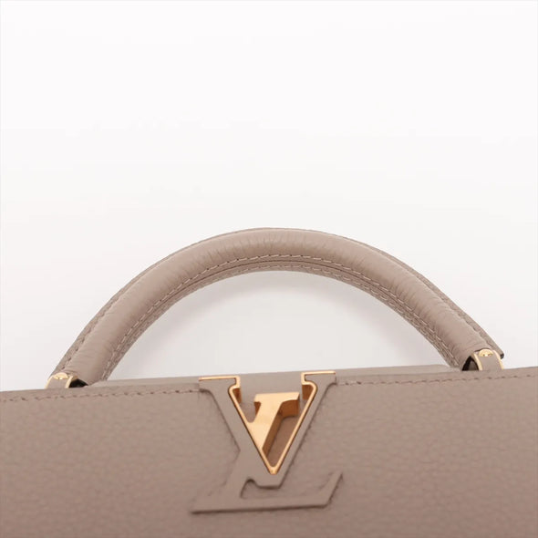 Louis Vuitton Beige Taurillon Leather Capucines BB [Clearance Sale]