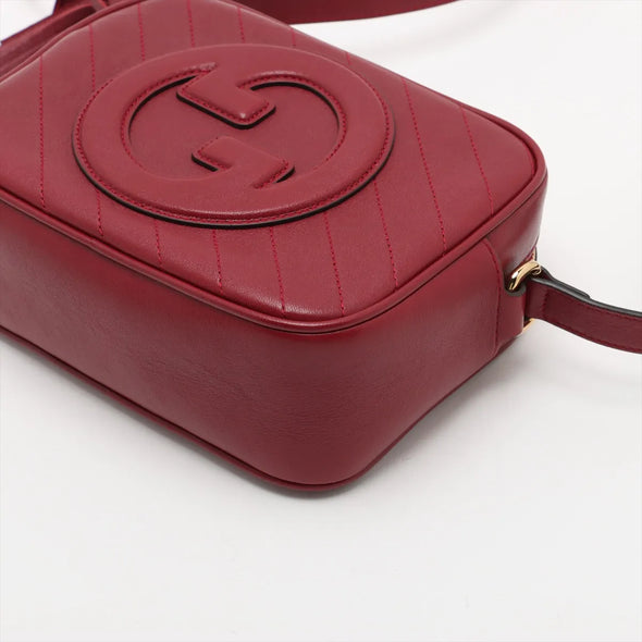 Gucci Red Leather Blondie Small Shoulder Bag [Clearance Sale]
