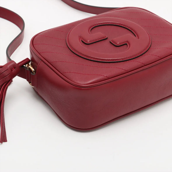 Gucci Red Leather Blondie Small Shoulder Bag [Clearance Sale]