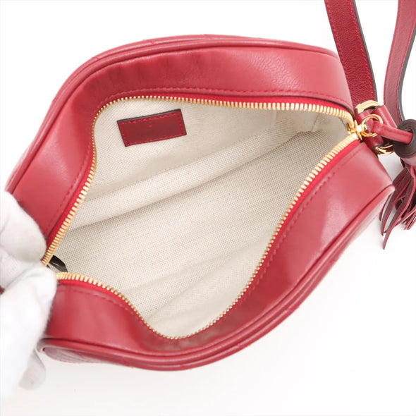 Gucci Red Leather Blondie Small Shoulder Bag [Clearance Sale]