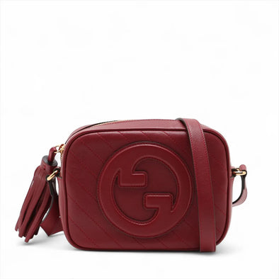 Gucci Red Leather Blondie Small Shoulder Bag [Clearance Sale]
