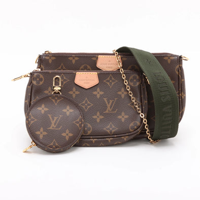 Louis Vuitton Khaki Monogram Canvas Multi Pochette Accessories [Clearance Sale]