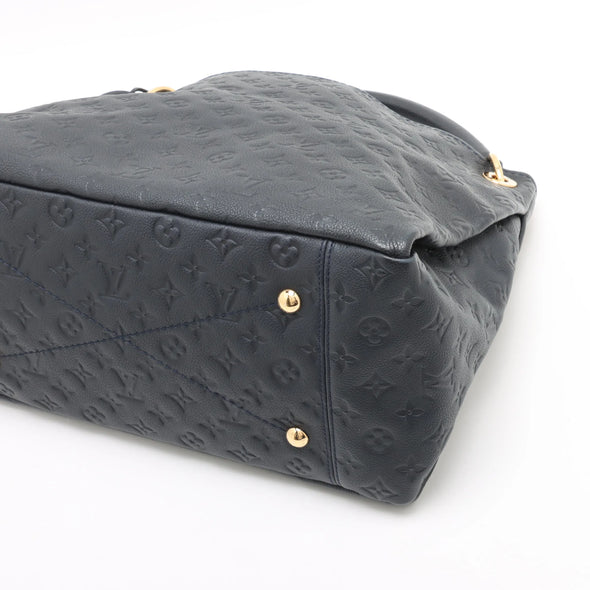 Louis Vuitton Navy Blue Monogram Empreinte Leather Artsy MM [Clearance Sale]
