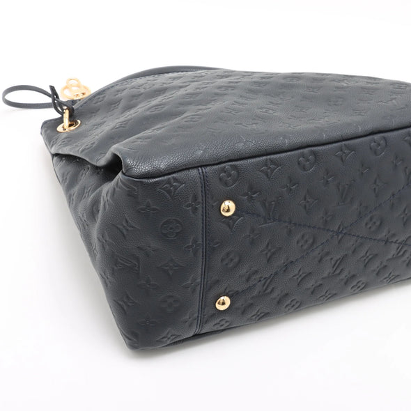Louis Vuitton Navy Blue Monogram Empreinte Leather Artsy MM [Clearance Sale]