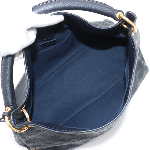 Louis Vuitton Navy Blue Monogram Empreinte Leather Artsy MM [Clearance Sale]