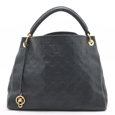 Louis Vuitton Navy Blue Monogram Empreinte Leather Artsy MM [Clearance Sale]