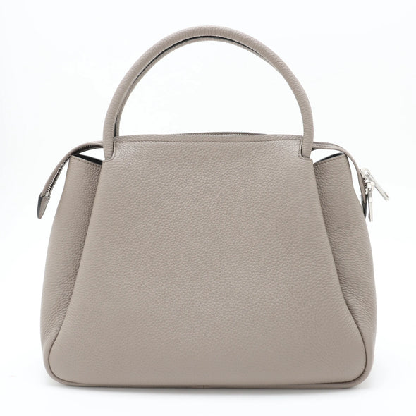 Prada Greige Vitello Daino Calfskin Leather Handbag [Clearance Sale]