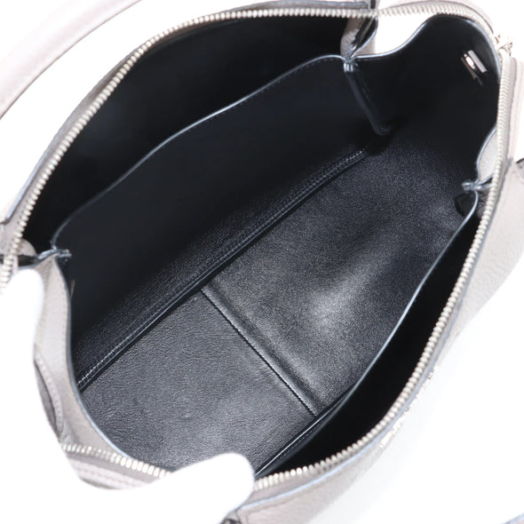 Prada Greige Vitello Daino Calfskin Leather Handbag [Clearance Sale]