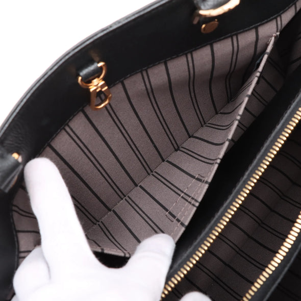 Louis Vuitton Noir Monogram Empreinte Leather Montaigne BB [Clearance Sale]