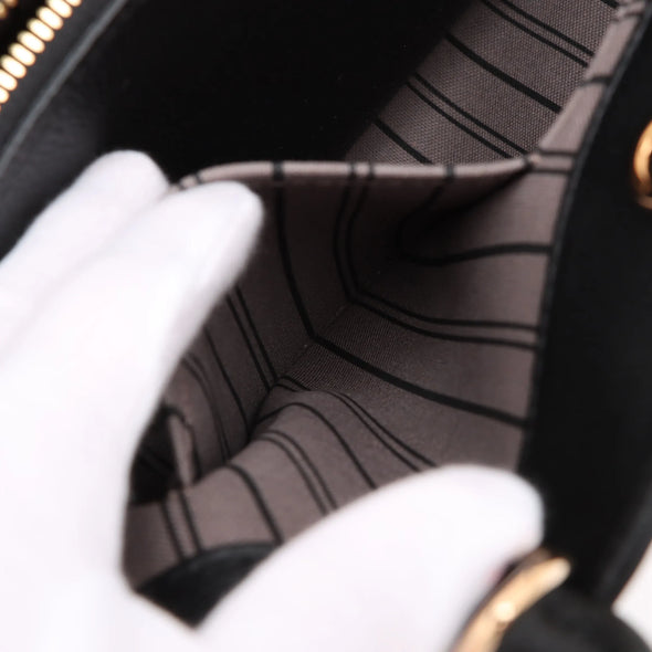 Louis Vuitton Noir Monogram Empreinte Leather Montaigne BB [Clearance Sale]