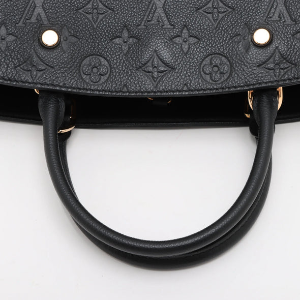 Louis Vuitton Noir Monogram Empreinte Leather Montaigne BB [Clearance Sale]