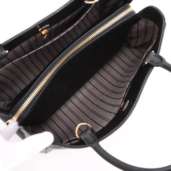 Louis Vuitton Noir Monogram Empreinte Leather Montaigne BB [Clearance Sale]