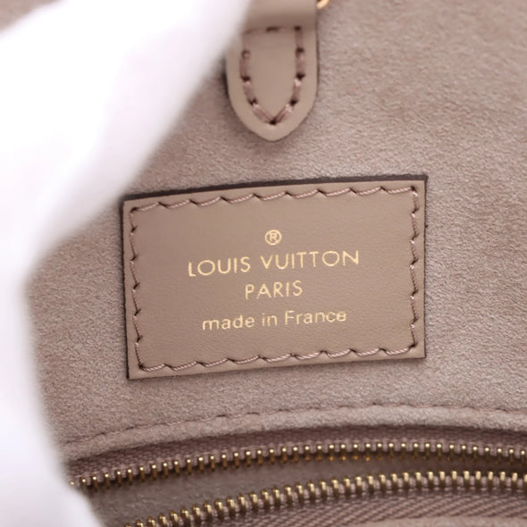 Louis Vuitton Tourterelle Bicolor Monogram Empreinte Leather OnTheGo MM [Clearance Sale]