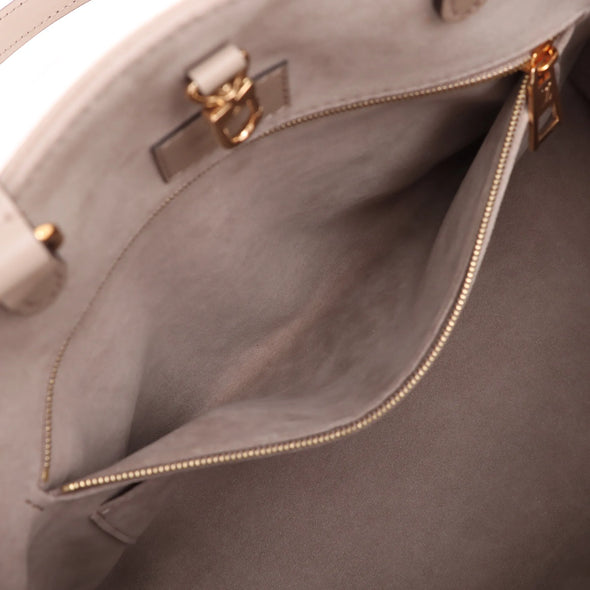 Louis Vuitton Tourterelle Bicolor Monogram Empreinte Leather OnTheGo MM [Clearance Sale]