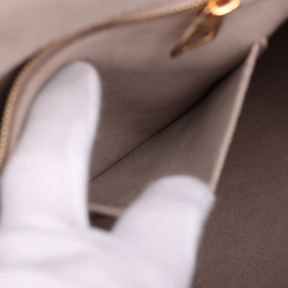 Louis Vuitton Tourterelle Bicolor Monogram Empreinte Leather OnTheGo MM [Clearance Sale]