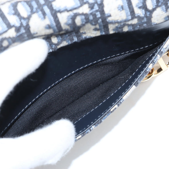 Christian Dior Blue Dior Oblique Jacquard 30 Montaigne Small Avenue Bag [Clearance Sale]