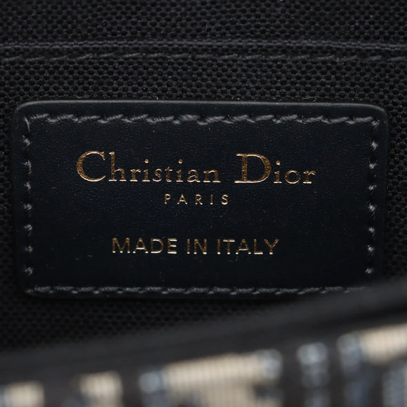 Christian Dior Blue Dior Oblique Jacquard 30 Montaigne Small Avenue Bag [Clearance Sale]
