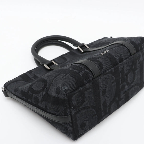 Christian Dior Black Canvas Weekender PM [Clearance Sale]