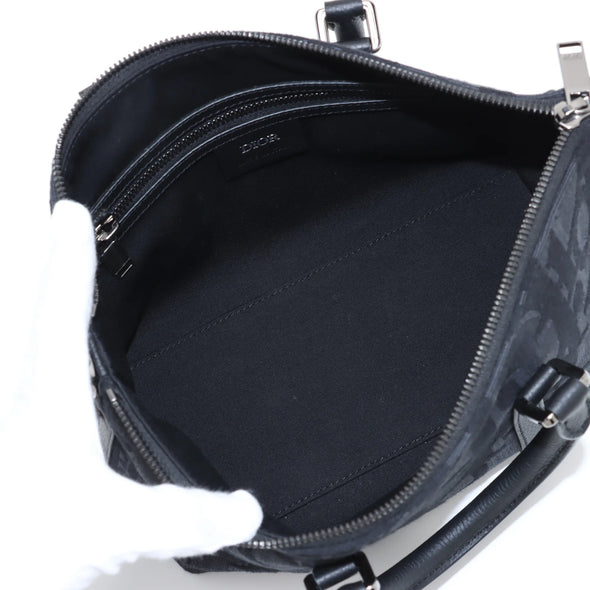 Christian Dior Black Canvas Weekender PM [Clearance Sale]