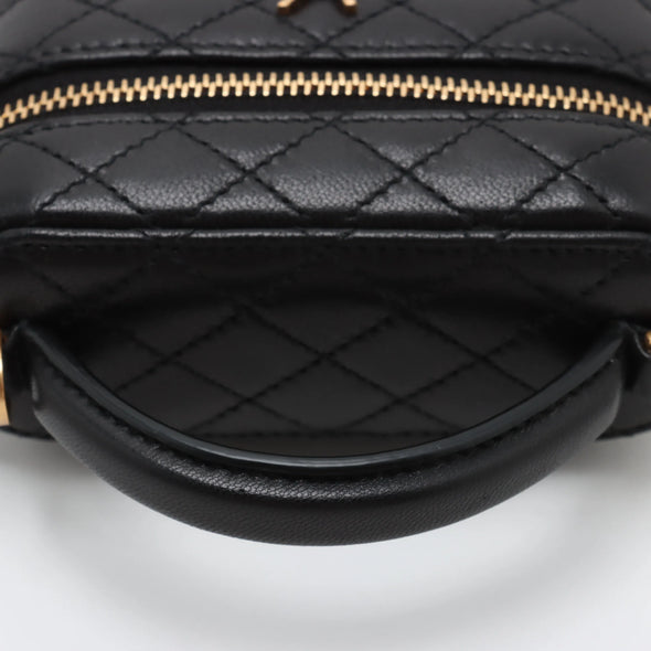 Saint Laurent Black Lambskin Leather Gaby Vanity Bag [Clearance Sale]