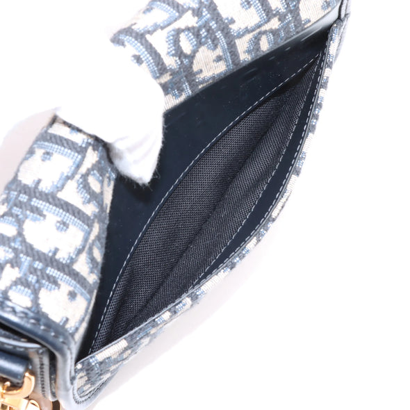Christian Dior Blue Dior Oblique Jacquard 30 Montaigne Small Avenue Bag [Clearance Sale]