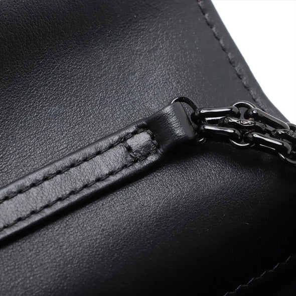 Chanel Black Patent Leather 2.55 Wallet on Chain [Clearance Sale]