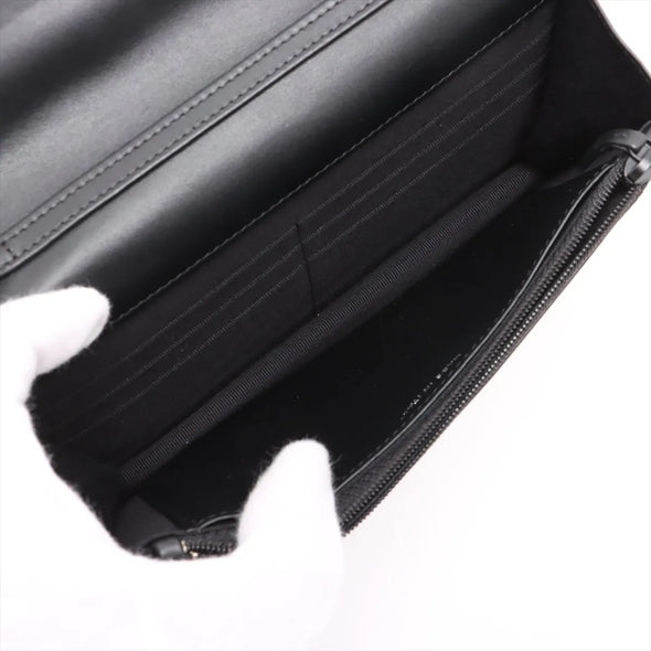 Chanel Black Patent Leather 2.55 Wallet on Chain [Clearance Sale]