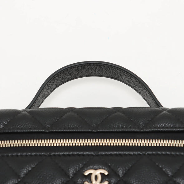 Chanel Black Caviar Calfskin Vanity Bag [Clearance Sale]