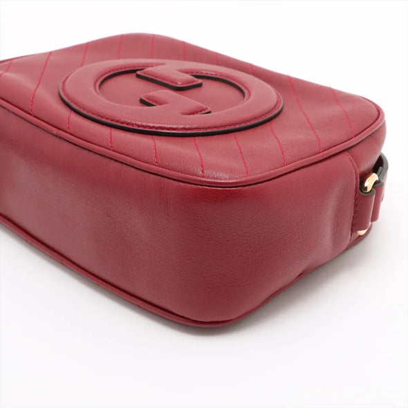 Gucci Red Leather Blondie Small Shoulder Bag [Clearance Sale]