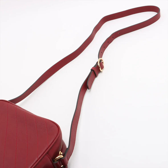 Gucci Red Leather Blondie Small Shoulder Bag [Clearance Sale]
