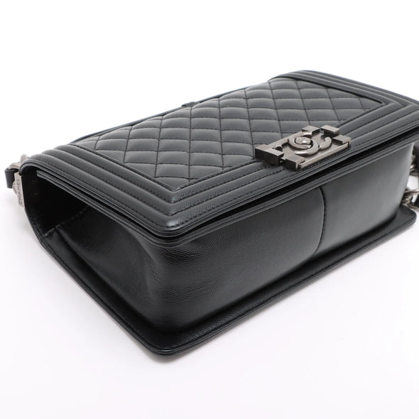 Chanel Black Caviar Calfskin Boy Chanel Handbag [Clearance Sale]