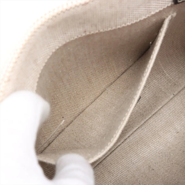 Chloe Black and Beige Canvas Small Woody Tote Bag [Clearance Sale]