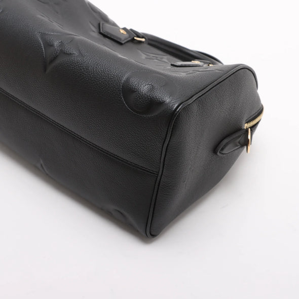 Louis Vuitton Noir Monogram Empreinte Leather Speedy 25 [Clearance Sale]