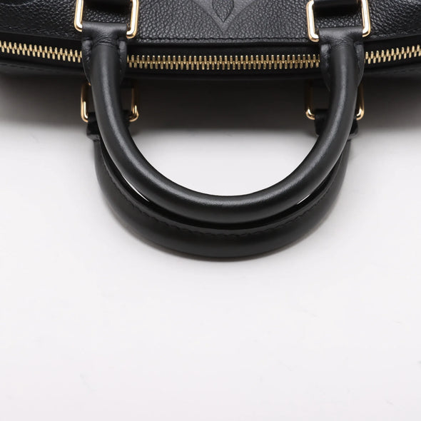 Louis Vuitton Noir Monogram Empreinte Leather Speedy 25 [Clearance Sale]