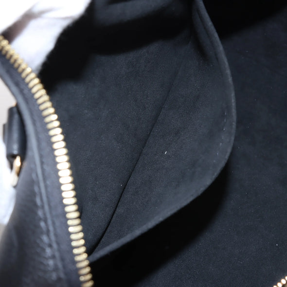 Louis Vuitton Noir Monogram Empreinte Leather Speedy 25 [Clearance Sale]