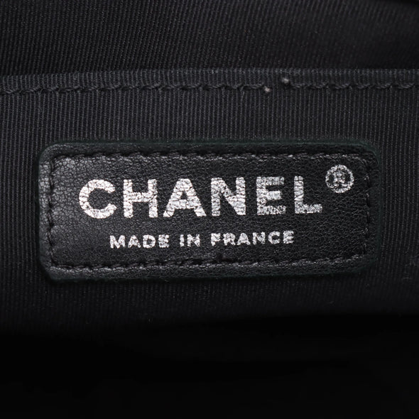 Chanel Black Caviar Calfskin Boy Chanel Flap Closure Handbag [Clearance Sale]