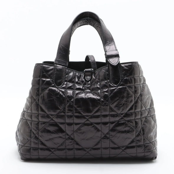 Christian Dior Black Macrocannage Leather Toujours Bag [Clearance Sale]