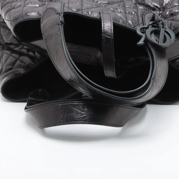 Christian Dior Black Macrocannage Leather Toujours Bag [Clearance Sale]