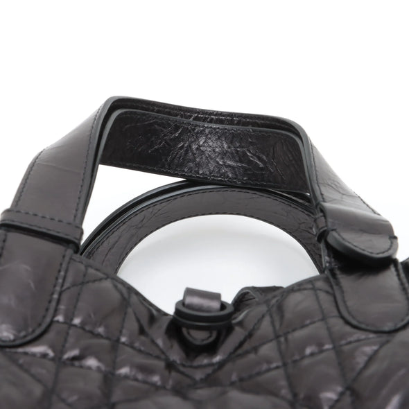 Christian Dior Black Macrocannage Leather Toujours Bag [Clearance Sale]