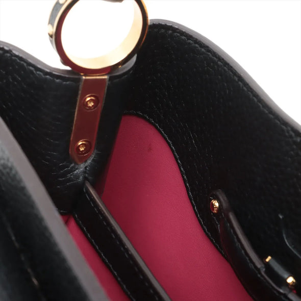 Louis Vuitton Black Taurillon Leather Capucines BB [Clearance Sale]