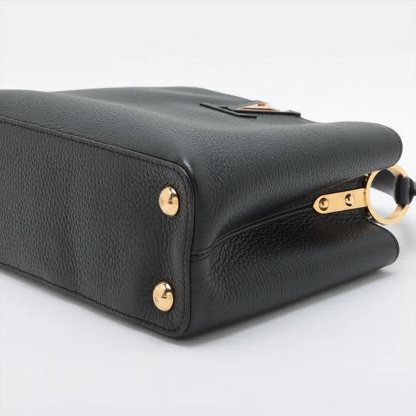 Louis Vuitton Black Taurillon Leather Capucines BB [Clearance Sale]