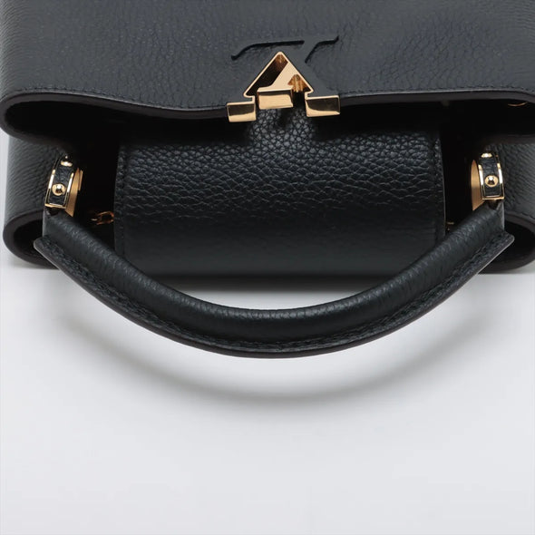 Louis Vuitton Black Taurillon Leather Capucines BB [Clearance Sale]