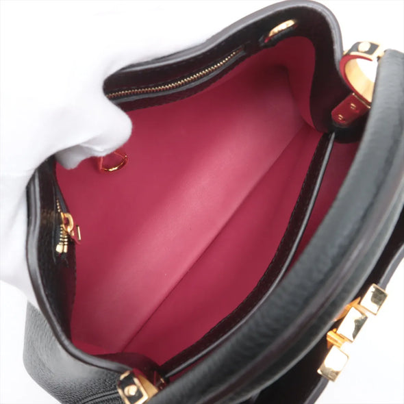 Louis Vuitton Black Taurillon Leather Capucines BB [Clearance Sale]